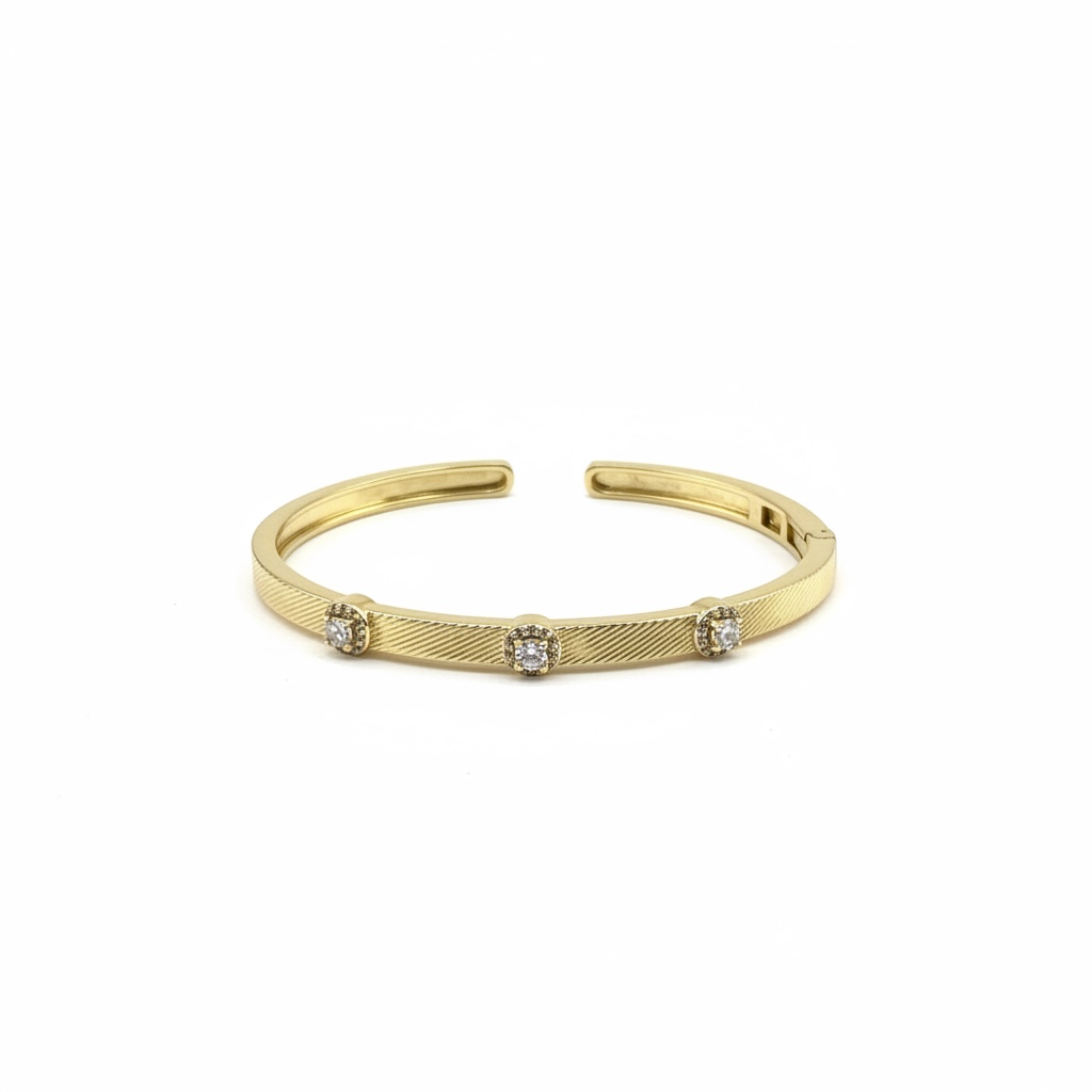 Golden Lumina Cuff Bracelet