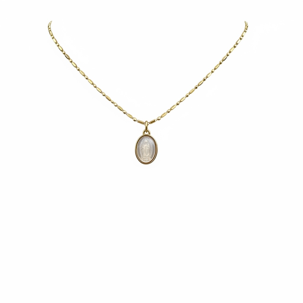 Mother of Faith Medal Necklace